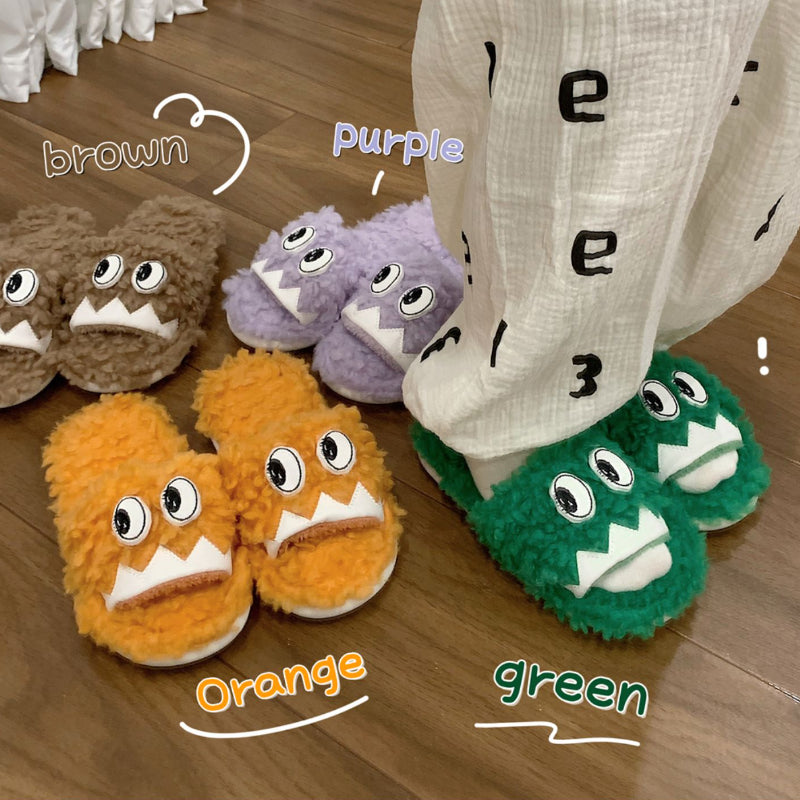 Monster Fluffy Slippers