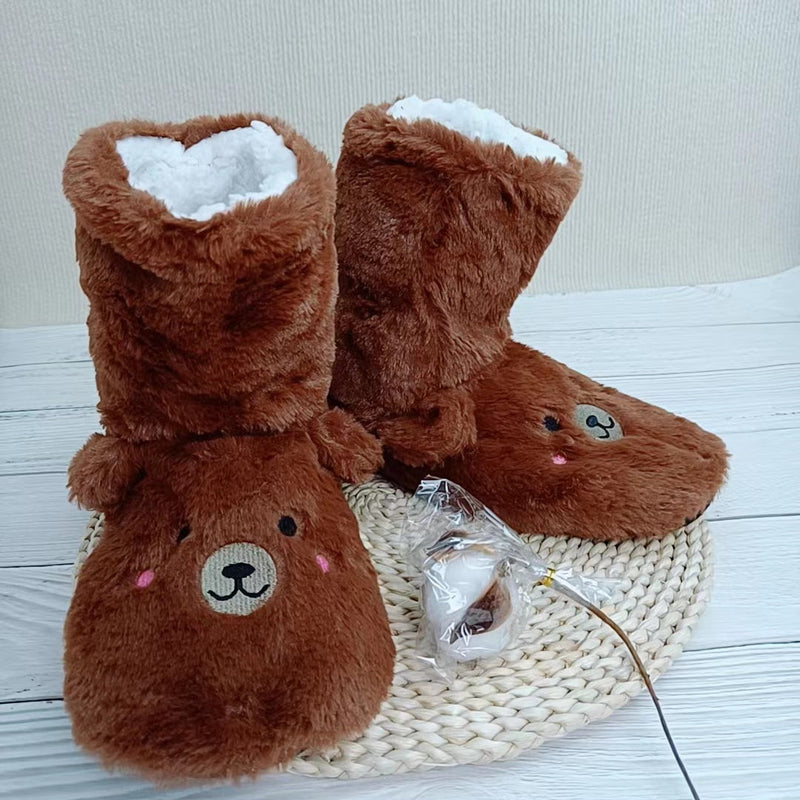 Bear Fluffy Slippers