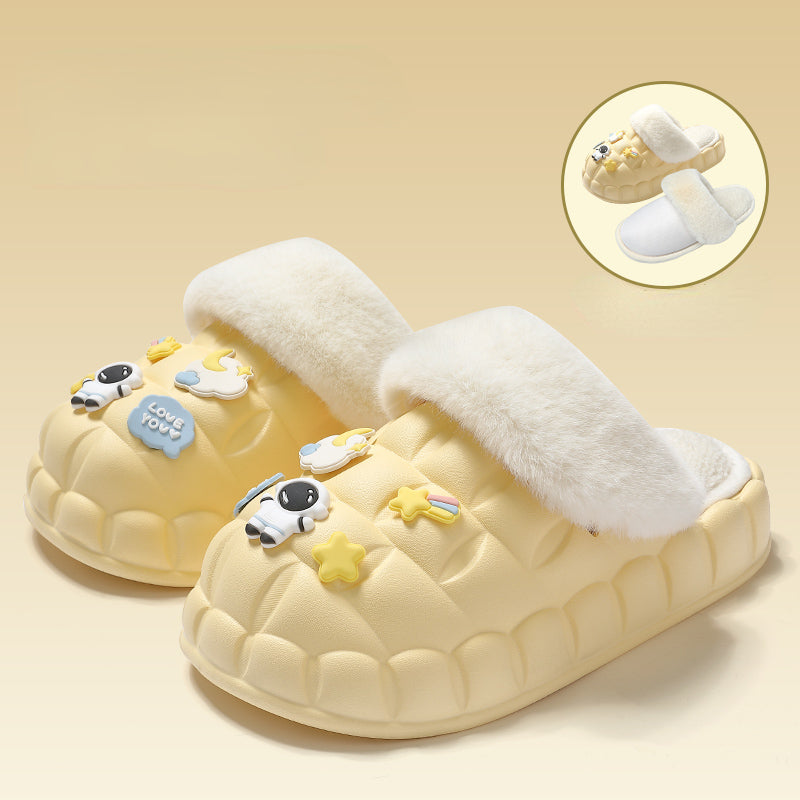 Astronaut Fluffy Slippers