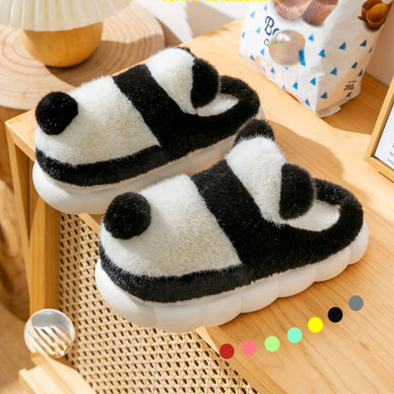 Panda Fluffy Slippers