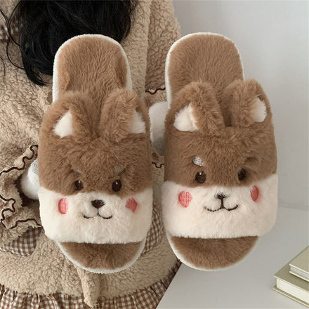 Dog Fluffy Slippers