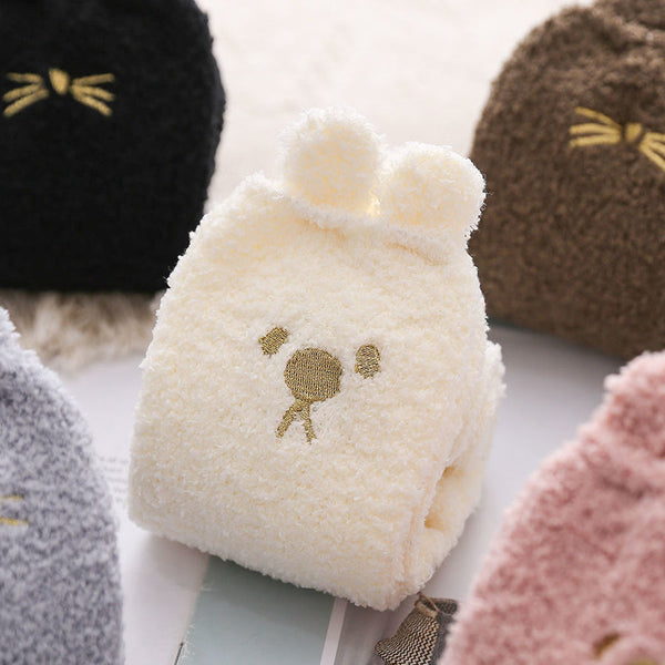 Fluffy Rabbit Socks, 3-Pair Pack – Dabolly