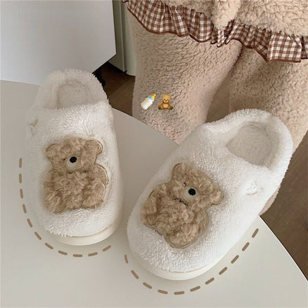 Bear Fluffy Slippers