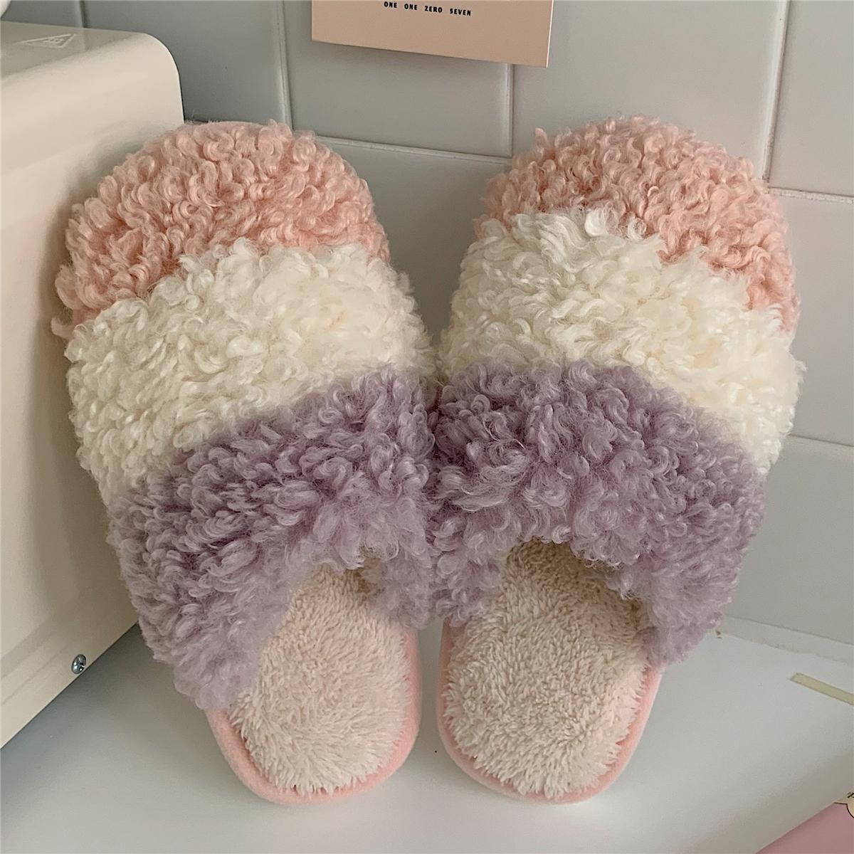 Ranibow Fluffy Slippers