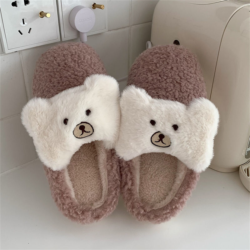 Bear Fluffy Slippers