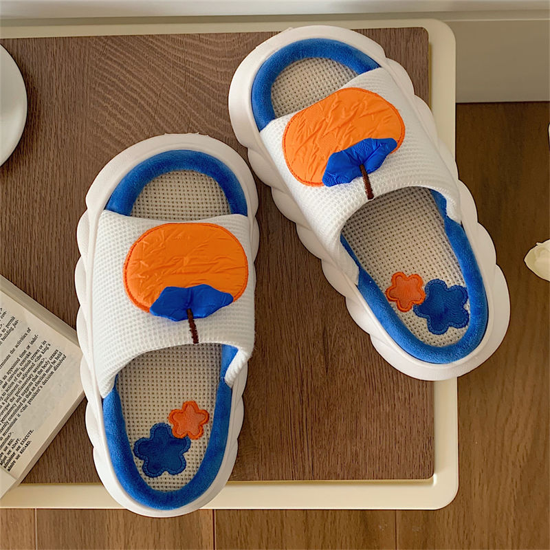 Four Seasons Orange Slippers