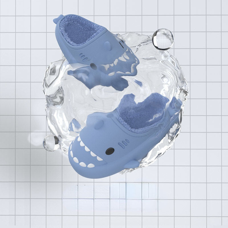 Cute Shark Cotton Slippers