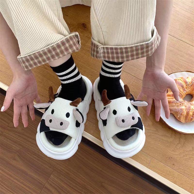 Cow Slippers