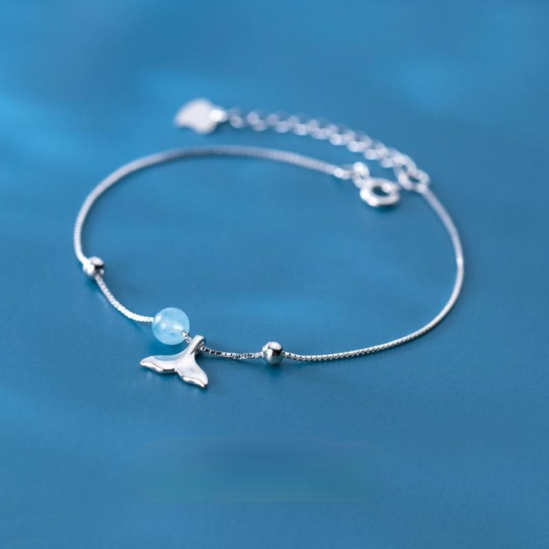 925 Sterling Silver Fish Bracelet