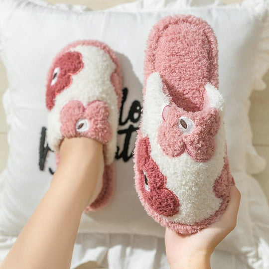 Flower Fluffy Slippers