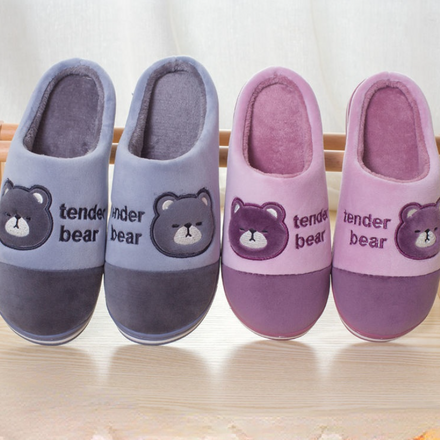 Bear Fluffy Slippers