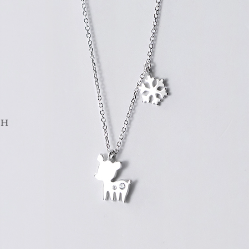 925 Silver Christmas Necklace