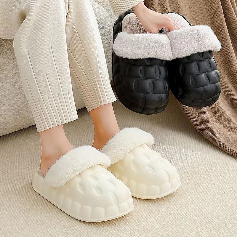 Plush Pineapple Slippers