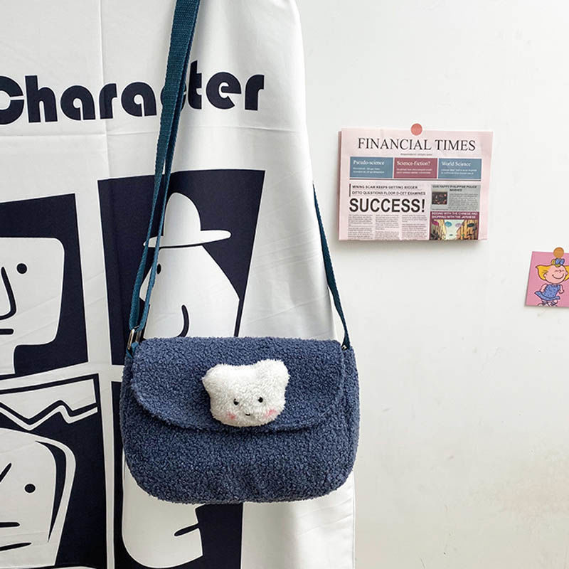 Fluffy Bear Crossbody Bag