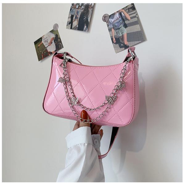 PU Butterfly Chain Strap Shoulder Bag