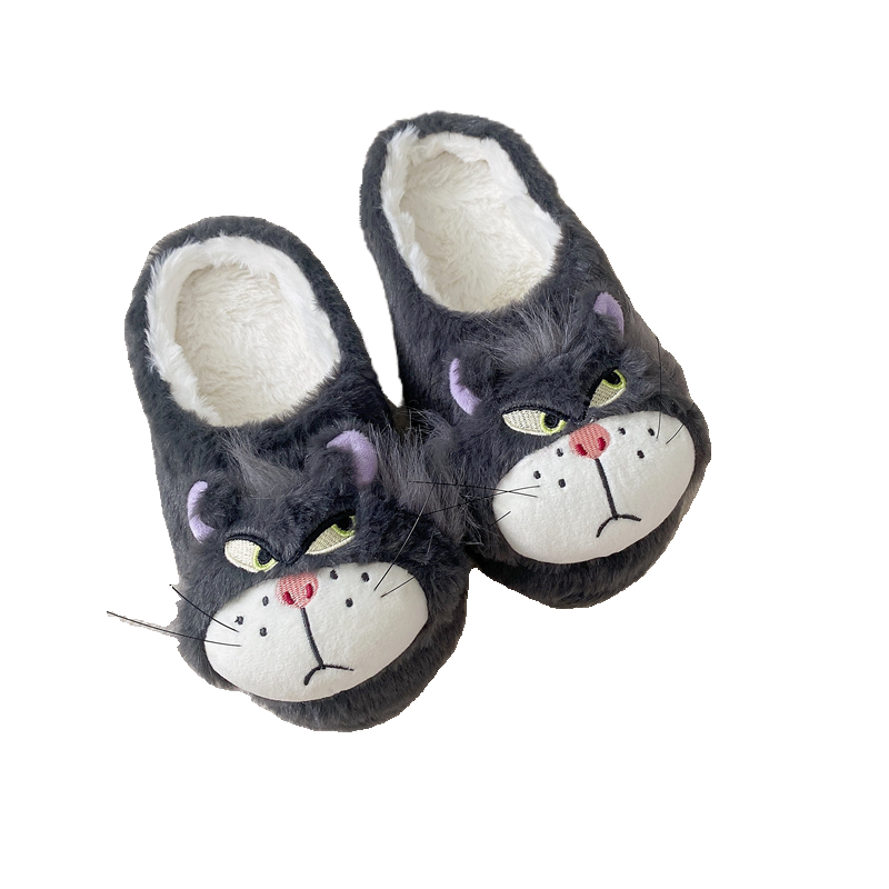 Cute Cat Cotton Slippers