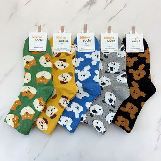 Dog Socks, 5-Pair Pack