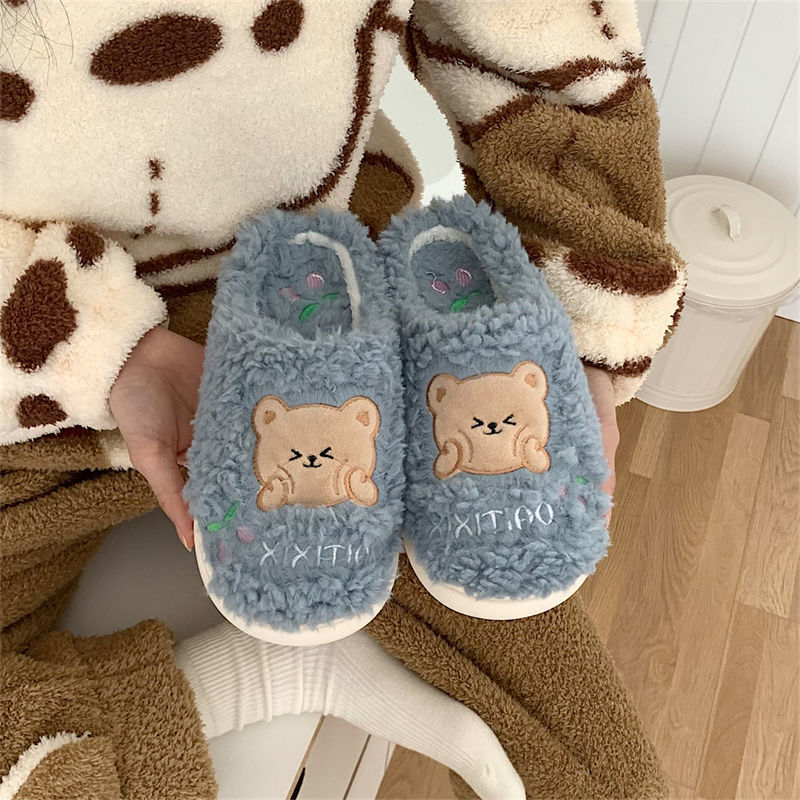 Bear Fluffy Slippers