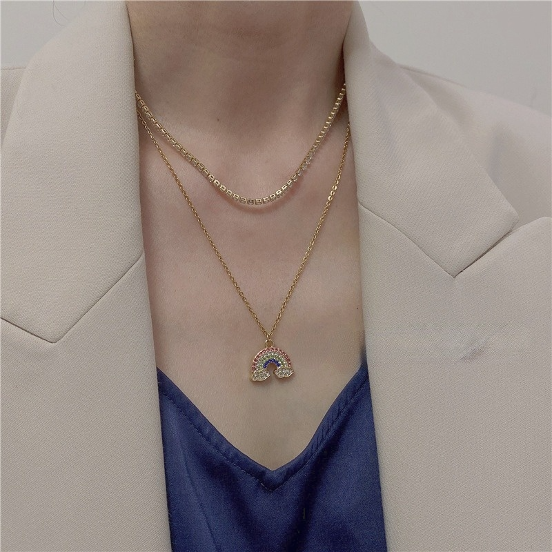 Zircon Rainbow Necklace