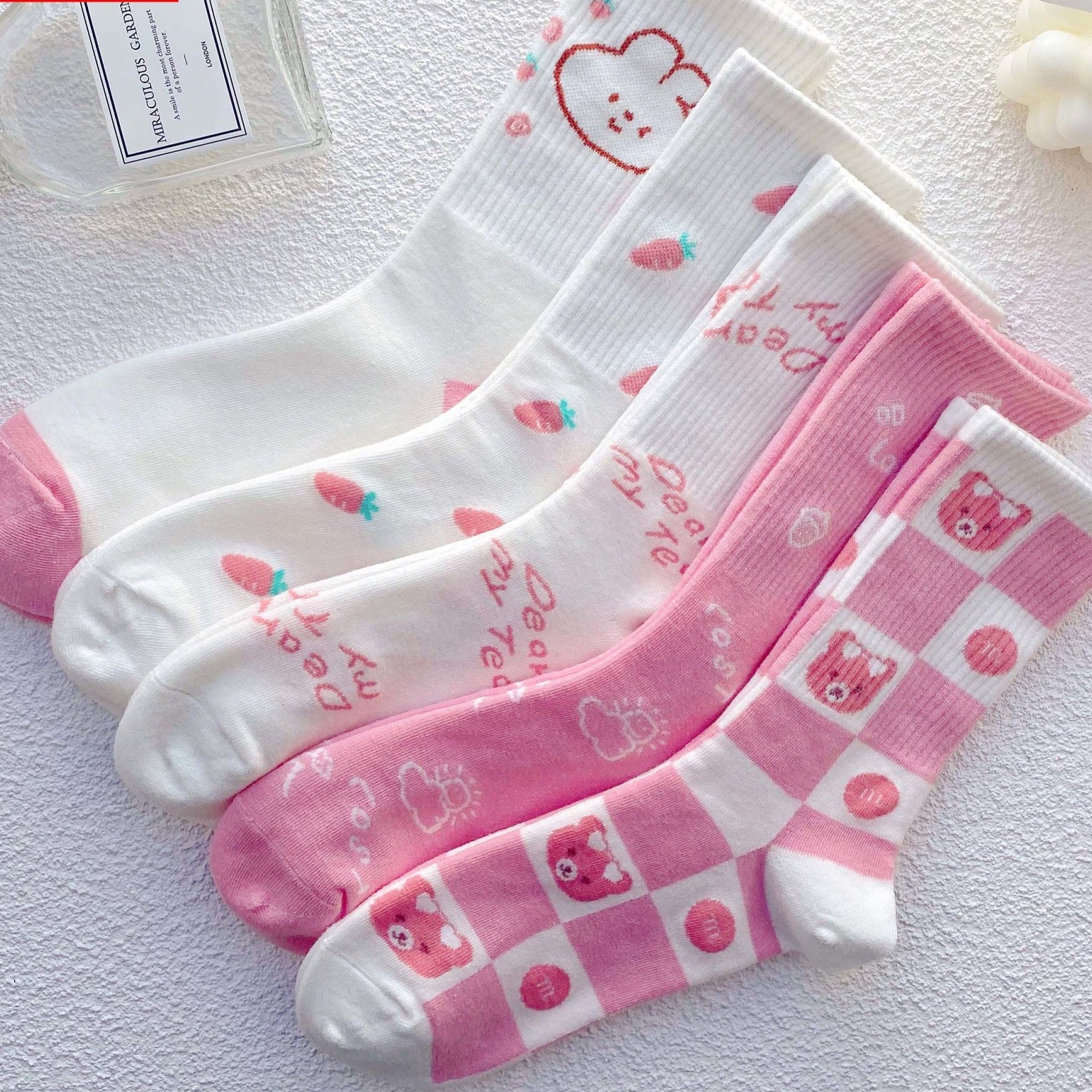 Bear Socks, 5-Pair Pack