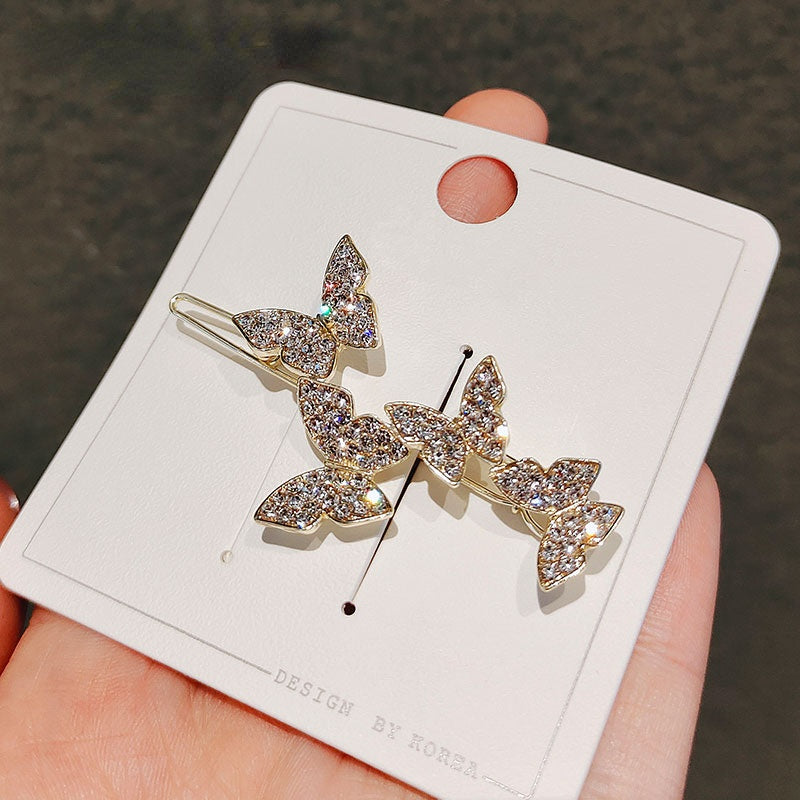 Zircon Butterfly Hair Clip