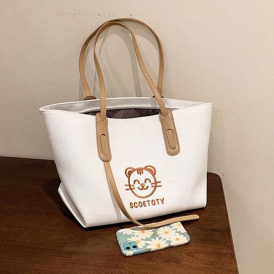 PU Bear Tote Bag