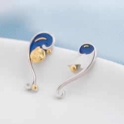 925 Silver Starry Night Earrings