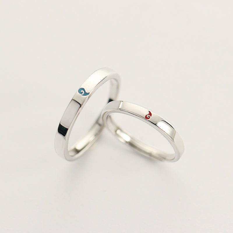 925 Sterling Silver Couple Rings
