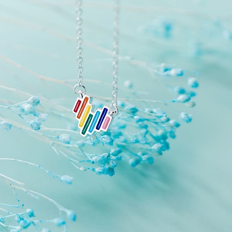 925 Silver Rainbow Necklace